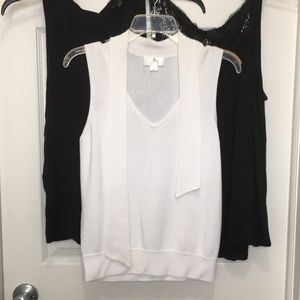 Ann Taylor Loft white top